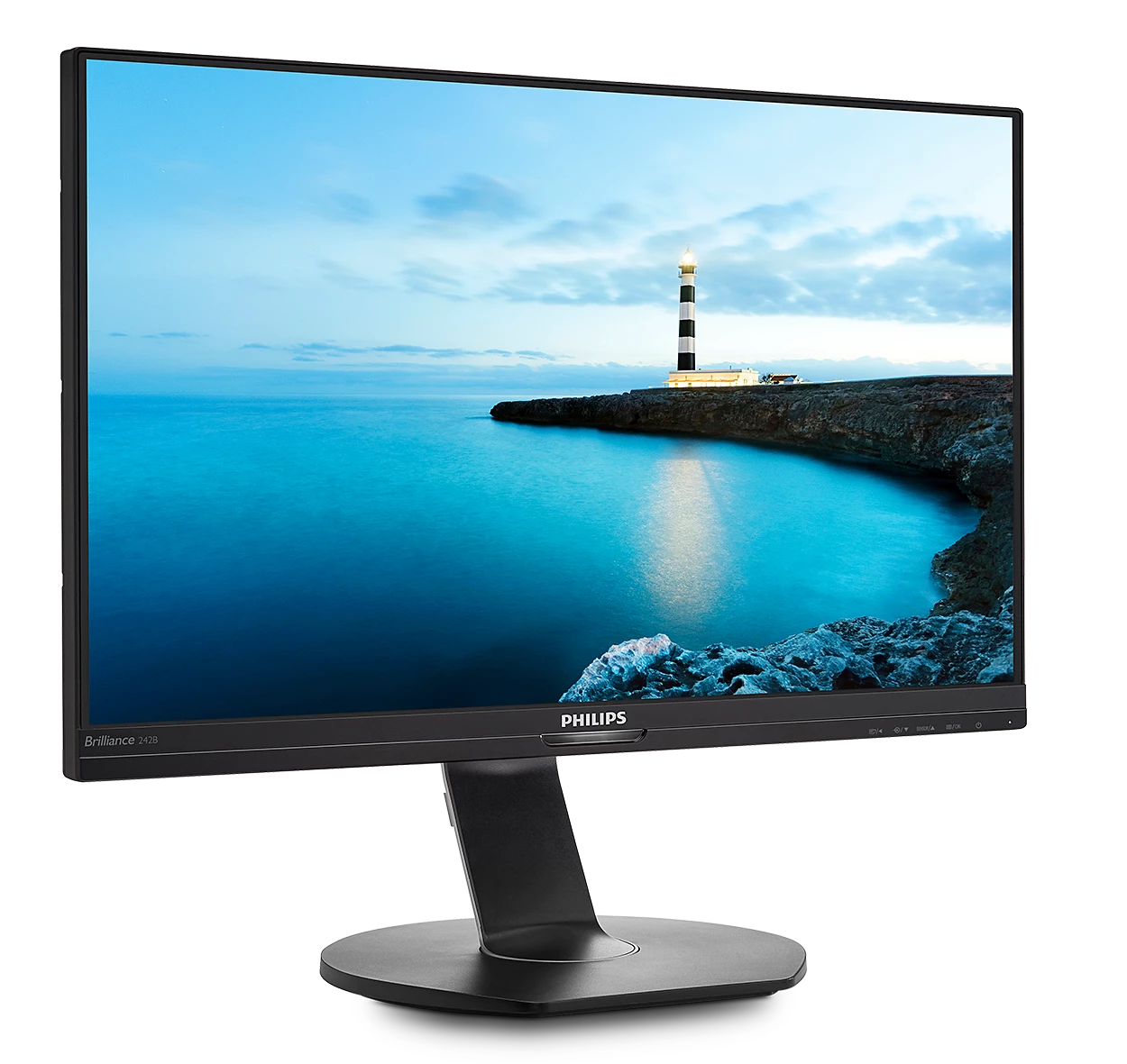 PHILIPS 23.8" 2K QHD IPS 60Hz Power Sensor Mini-DP Business Monitor 242B7QPTEB