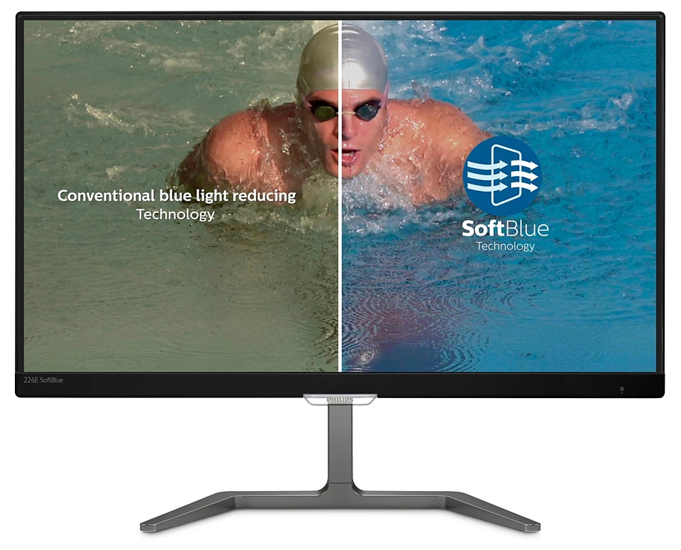 PHILIPS 21.5" FullHD IPS 60Hz DVI MHL SoftBlue Eyesafe Business Monitor 226E7EDAB