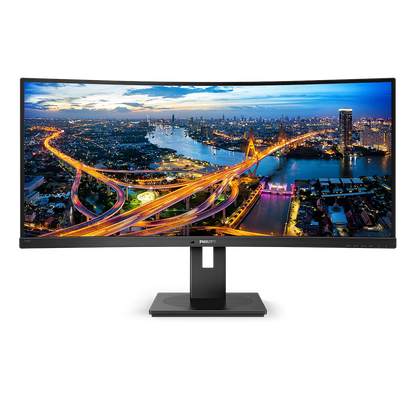 PHILIPS 34" 21:9 UltraWide QHD VA 100Hz USB-C Curved Business Monitor 346B1C