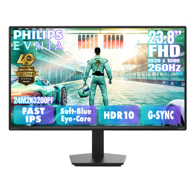 PHILIPS EVNIA 23.8" FullHD FAST IPS 260Hz HDR 10 Gaming Monitor 24M2N3200PF