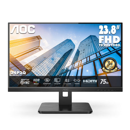 AOC 23.8" FullHD IPS 75Hz Business Monitor 24P2Q