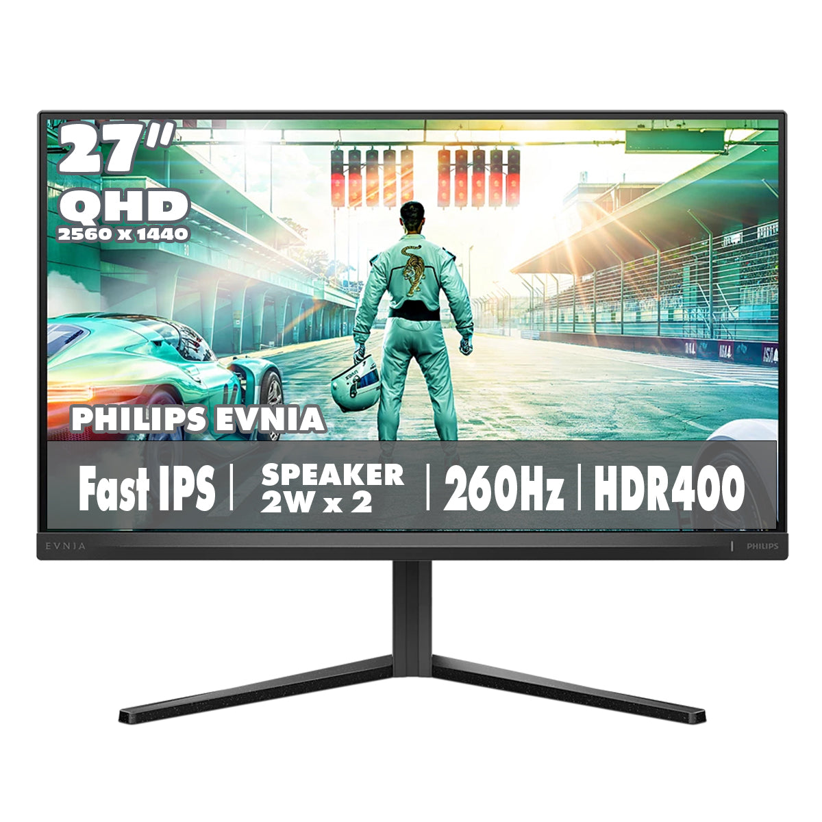 PHILIPS EVNIA 27" 2K QHD Fast IPS 260Hz Gaming Monitor 27M2N3500PA