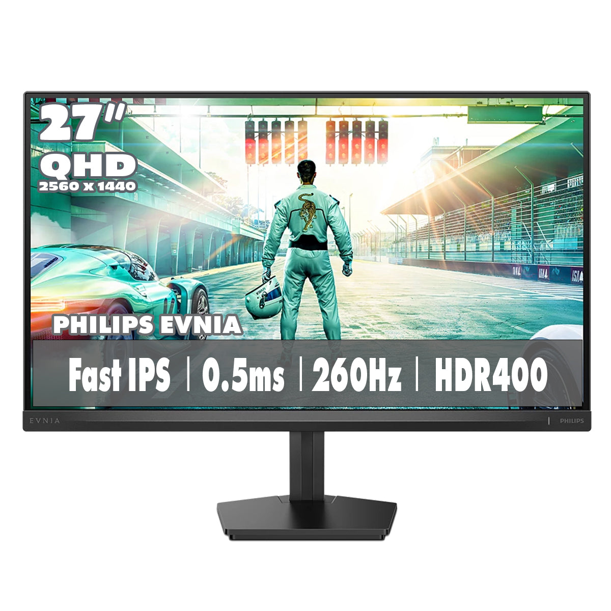 PHILIPS EVNIA 27" 2K QHD Fast IPS 260Hz Gaming Monitor 27M2N3500PF