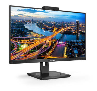 PHILIPS 23.8吋 Full HD IPS 75Hz Power Sensor 網絡攝影機商用顯示器 242B1H