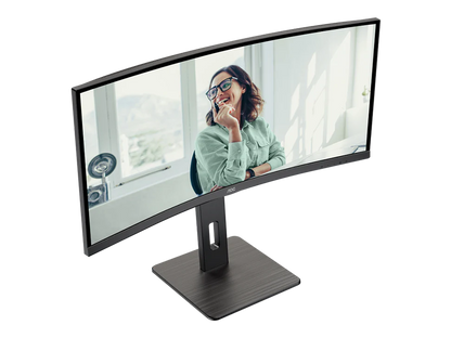 AOC CU34P3CV 34" Wide QHD USB-C Curved Business Monitor