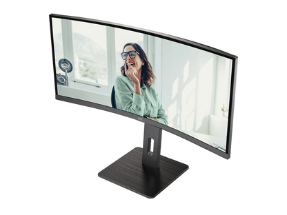 AOC CU34P3CV 34 吋寬螢幕 QHD USB-C 曲面商用顯示器