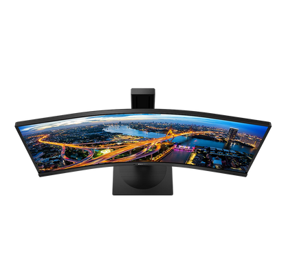 PHILIPS 34" 21:9 UltraWide QHD VA 100Hz USB-C Curved Business Monitor 346B1C