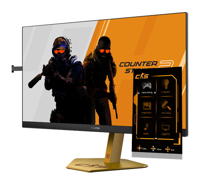 AOC AGON PRO CS24A 23.8" 610Hz CS2 Gaming Monitor