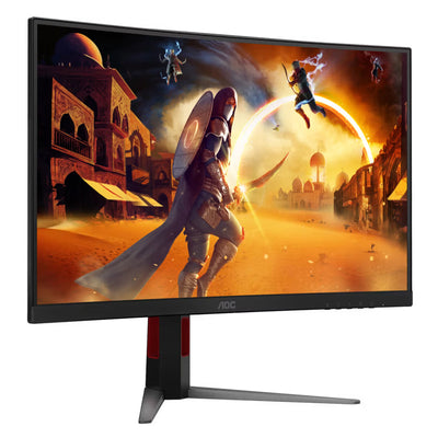 AOC 27" 2K QHD Fast VA 雙模式 (2K 260Hz ↔ HD 400Hz) 曲面電競顯示器 CQ27G4Z2