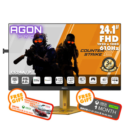 AOC AGON PRO 24.1" FullHD E-Sport TN 610Hz CS2 Gaming Monitor CS24A/P