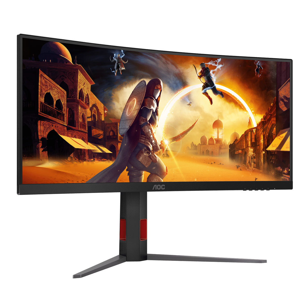 AOC 34" 21:9 UltraWide QHD Fast VA 200Hz Curved Gaming Monitor CU34G4H