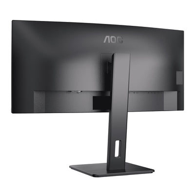 AOC 34" 21:9 UltraWide QHD VA 100Hz USB-C 65W 曲面商用顯示器 CU34P3CV