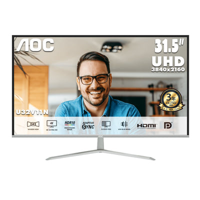 AOC 31.5" 4K UHD VA 60Hz Home Monitor U32V11N